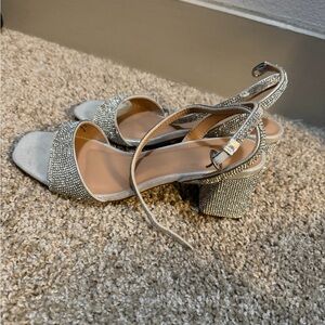 Elegant Silver Women's Sandals